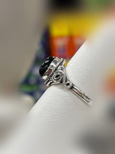Load image into Gallery viewer, Sterling Silver and Onyx Ring