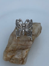 Load image into Gallery viewer, Butterfly Sterling Silver Ring