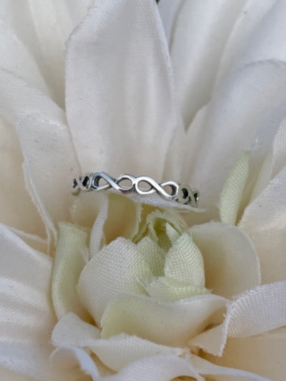 Sterling Silver Swirl Design Ring