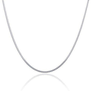 316L Stainless Steel 2.5 MM Box Chain For Women And Girls And Boys 16" - 36"