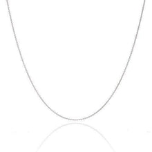 Load image into Gallery viewer, 925 Sterling Silver 1MM Cable Chain Lobster Claw Clasp 16-30&quot;