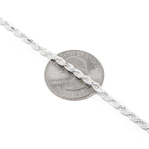 925 Sterling Silver 3.5MM Rope Chain - Italian Crafted for Women and Men 16 - 36