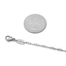 Load image into Gallery viewer, 2MM Stainless Steel Infinity Ribbon Anklet