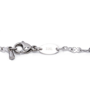 2MM Stainless Steel Infinity Ribbon Adjustable Chain
