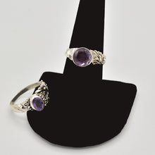Load image into Gallery viewer, Amethyst Sterling Silver Ring