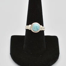 Load image into Gallery viewer, Larimar Sterling Silver Ring - size 9