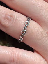 Load image into Gallery viewer, Heart Knots Sterling Silver Ring
