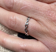 Load image into Gallery viewer, Infinity Sterling Silver Ring
