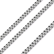 Load image into Gallery viewer, 316L Stainless Steel 2.5 MM Box Chain For Women And Girls And Boys 16&quot; - 36&quot;
