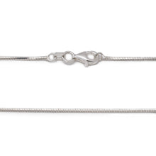 Load image into Gallery viewer, 925 Sterling Silver 1.6MM Magic 8 Sided Italian Snake Chain - Lobster Claw Clasp 16&quot;-30&quot;