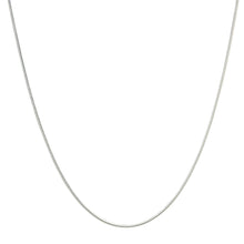 Load image into Gallery viewer, 1MM Sterling Silver Snake Chain with Lobster Claw Clasp