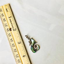 Load image into Gallery viewer, Abalone Sterling Silver Sea Horse Pendant